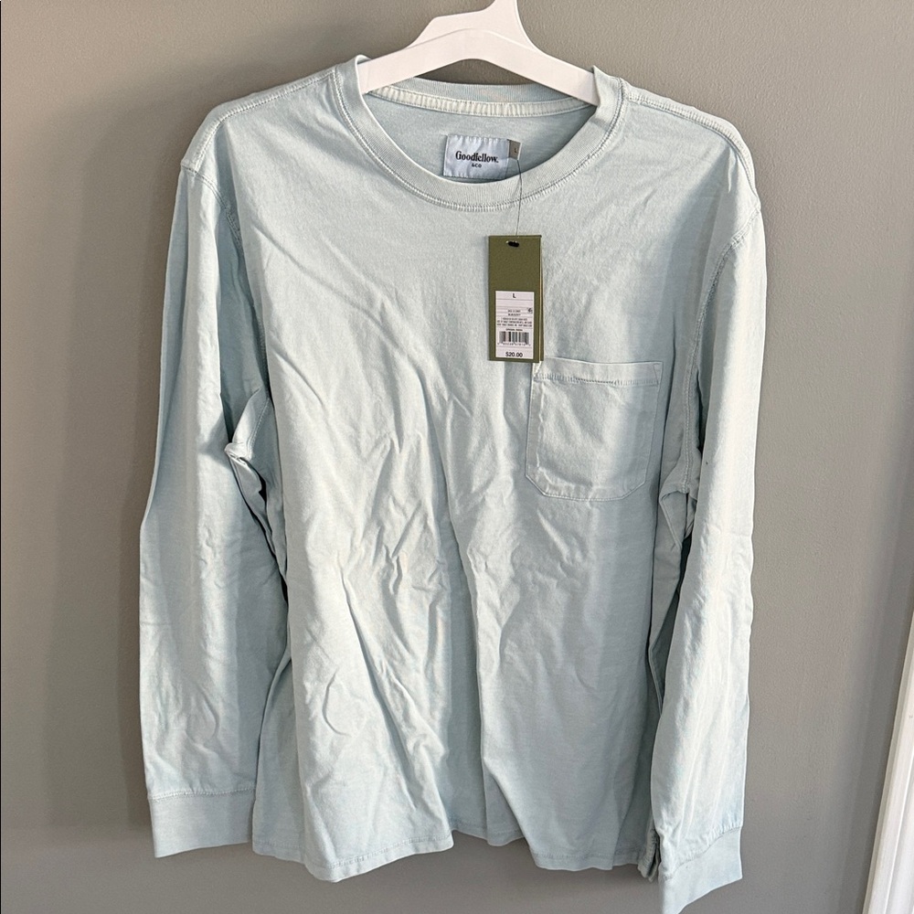 Goodfellow & Co Light Blue Long Sleeve Shirt